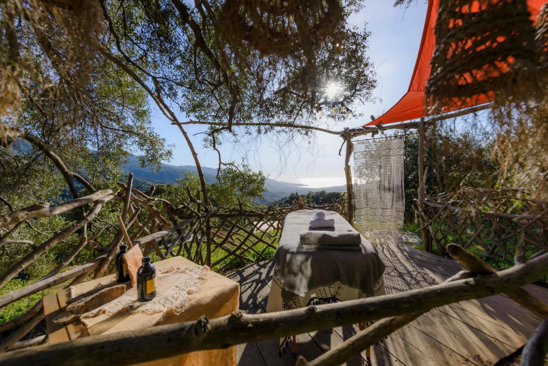 Terre De Maquis, Maison D'Hotes Vue Mer Corse Sari-D'orcino Exterior photo